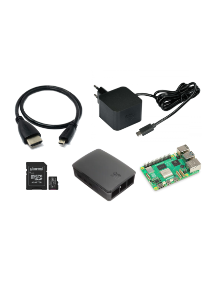 KIT RASPBERRY PI 5 MODEL B 4GB + MICRO SD 128GB